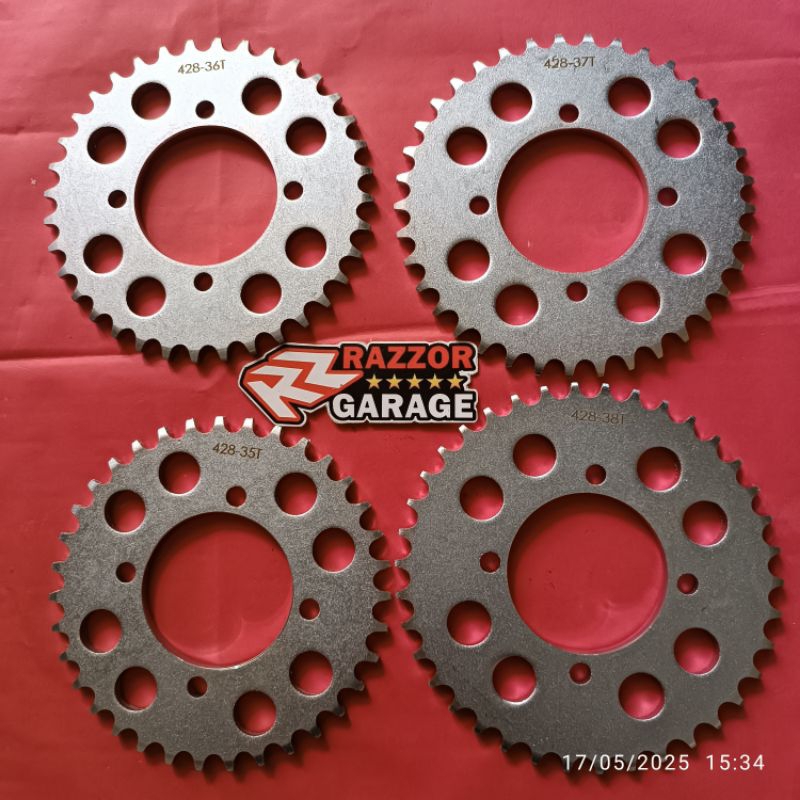 GEAR GIR BELAKANG 428 RXK JUPITER VEGA MX UKURAN 35-36-37-38 MODEL SSS