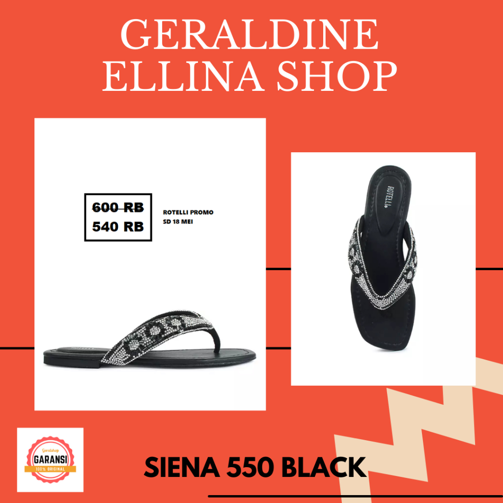 Sandal Rotelli wanita seri SIMPLE STRAP sandals original store
