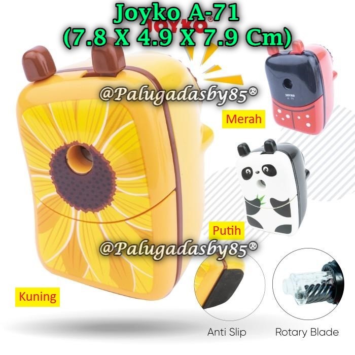 

(1 Biji) Rautan Meja JOYKO A-71 Rautan Putar Joyko A-71 / Sharpener Rautan Serutan Putar Joyko A-71