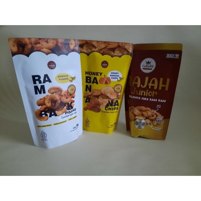 

CARARA 120 gr rambak pisang/honey banana chips/rajah junior