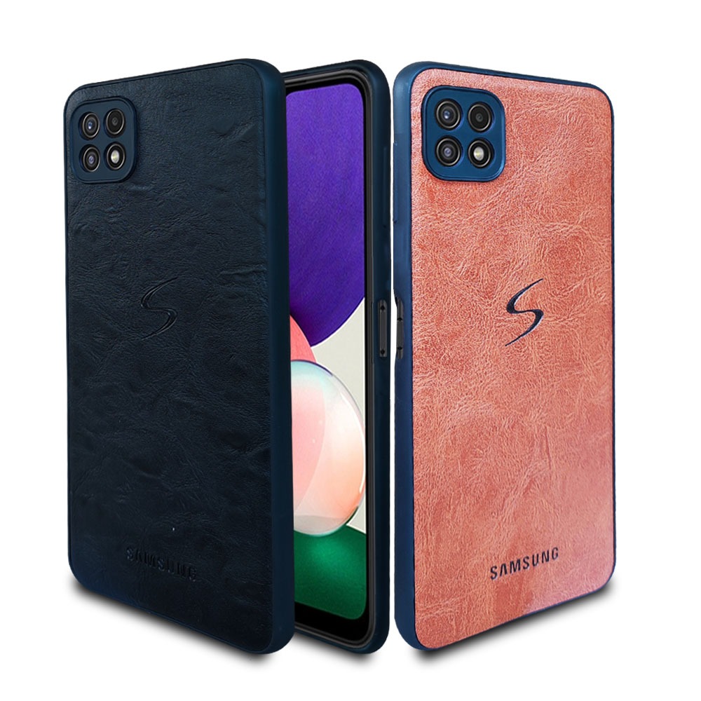 [ CUCI GUDANG ] Casing Hp Samsung A22 5G Premium Leather Case Softcase Casing Kulit Slim Cover