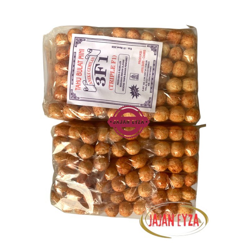 

SNACK CAMILAN TAHU BULAT MINI 1 PACK ISI 20 CEMILAN PEDAS