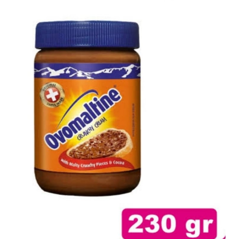 

Ovomaltine Crunchy Cream 230g exp desember 25
