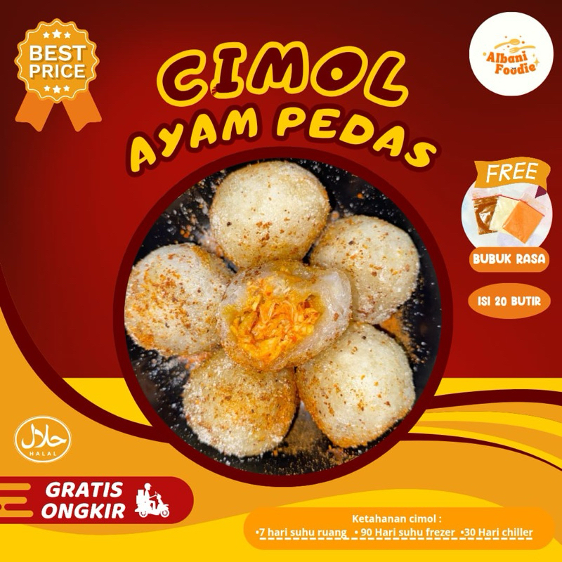 

[TERMURAH] CIMOL AYAM PEDAS ISI 20 by Albanifoodie