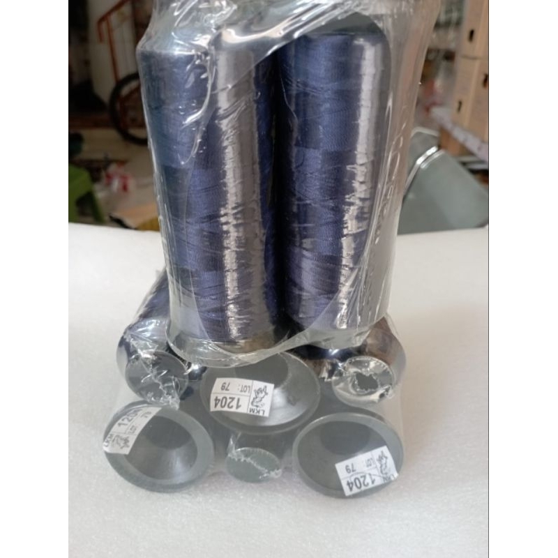 benang rayon bordir | kode 1204 | rayon navy | benang bordir