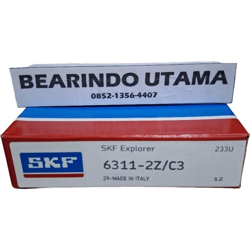 BEARING 6311 ZZ / 6311ZZ / 6311 2Z SKF C3 ITALY