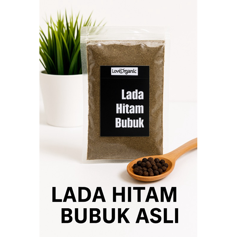 

Lada / Merica Hitam Bubuk Asli 100% || Lovorganic Pusat Rempah dan Bumbu Dapur