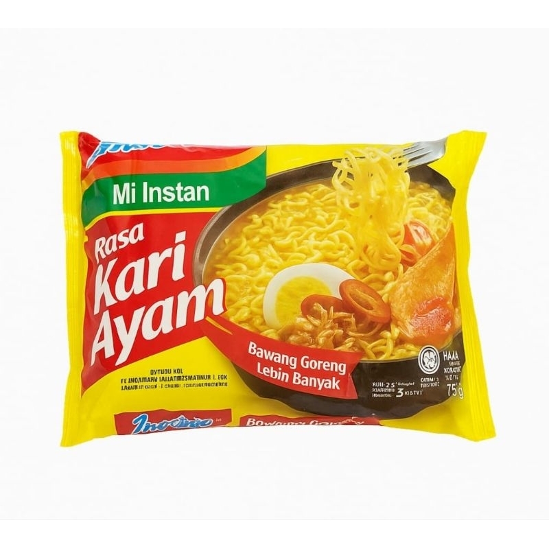 

Indomie Mi Instant Kari Ayam 1 Karton 40 Pcs