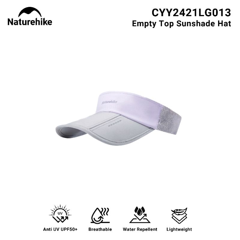 TOPI LIPAT NATUREHIKE CYY2421LG014 CYY2421LG013 SUN PROTECTION HOLLOW HAT UNSIEX ADJUSTABLE RUNNING 