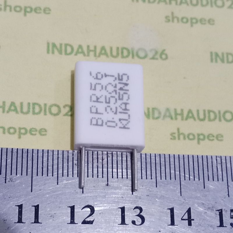 BPR 0R25 5W resistor gepeng 0,25 ohm 5watt noble 0.25 ohm kapur   5 watt 5watt noble kotak nobel 5 w