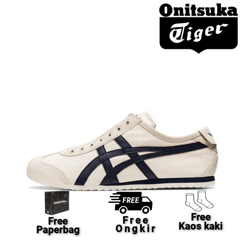SEPATU ONITSUKA TIGER MEXICO 66 SLIP ON MIDNIGHT "INDO"
