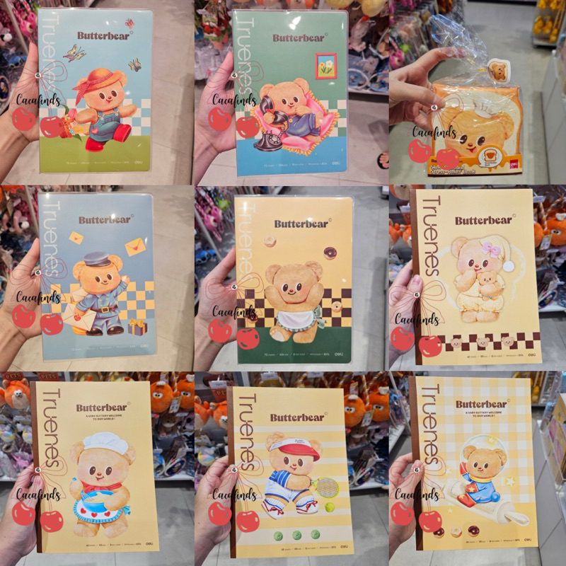 

MINISO x Butterbear‼️Buku Tulis / Notebook / Notepad A5 & B5 Butterbear Deli Collection