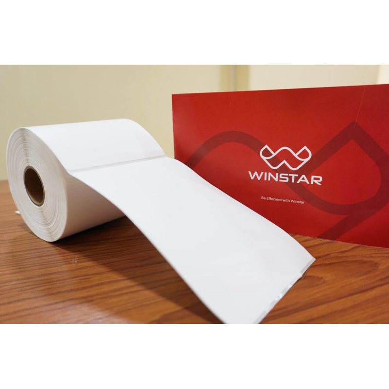 

Label Barcode 100 x 150 / Kertas Sticker Thermal Resi 100x150 Winstar Isi 500 Premium Spec