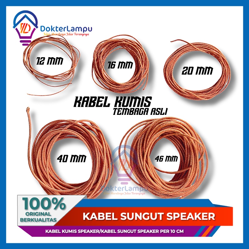 Kabel Kumis Speaker-Kabel Sungut Speaker Per 10CM