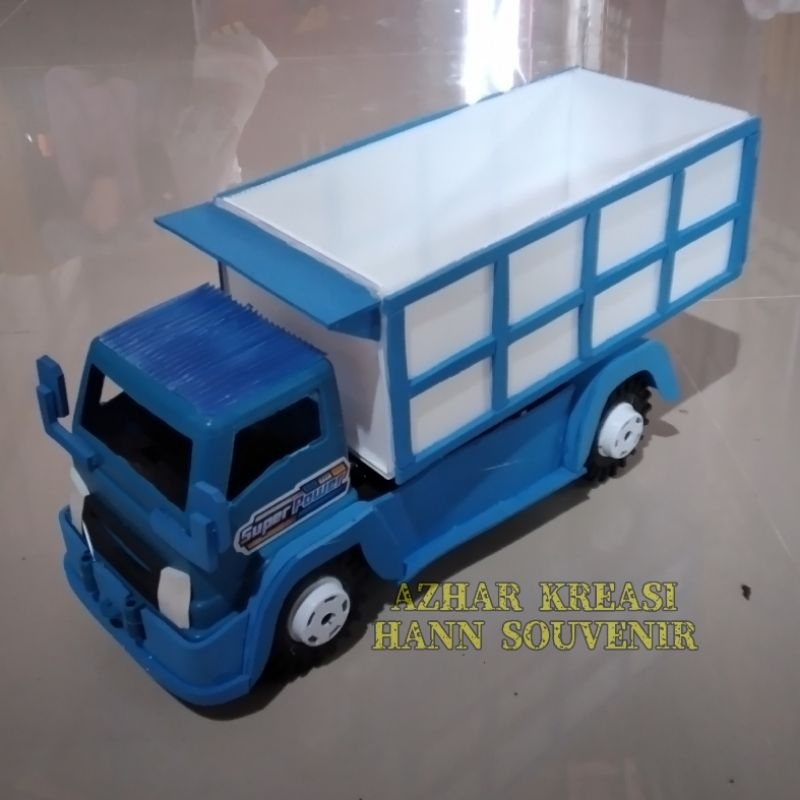 mainan anak truk plastik modif dump truk