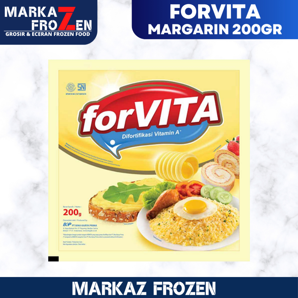 

FORVITA MARGARINE MENTEGA 200GR
