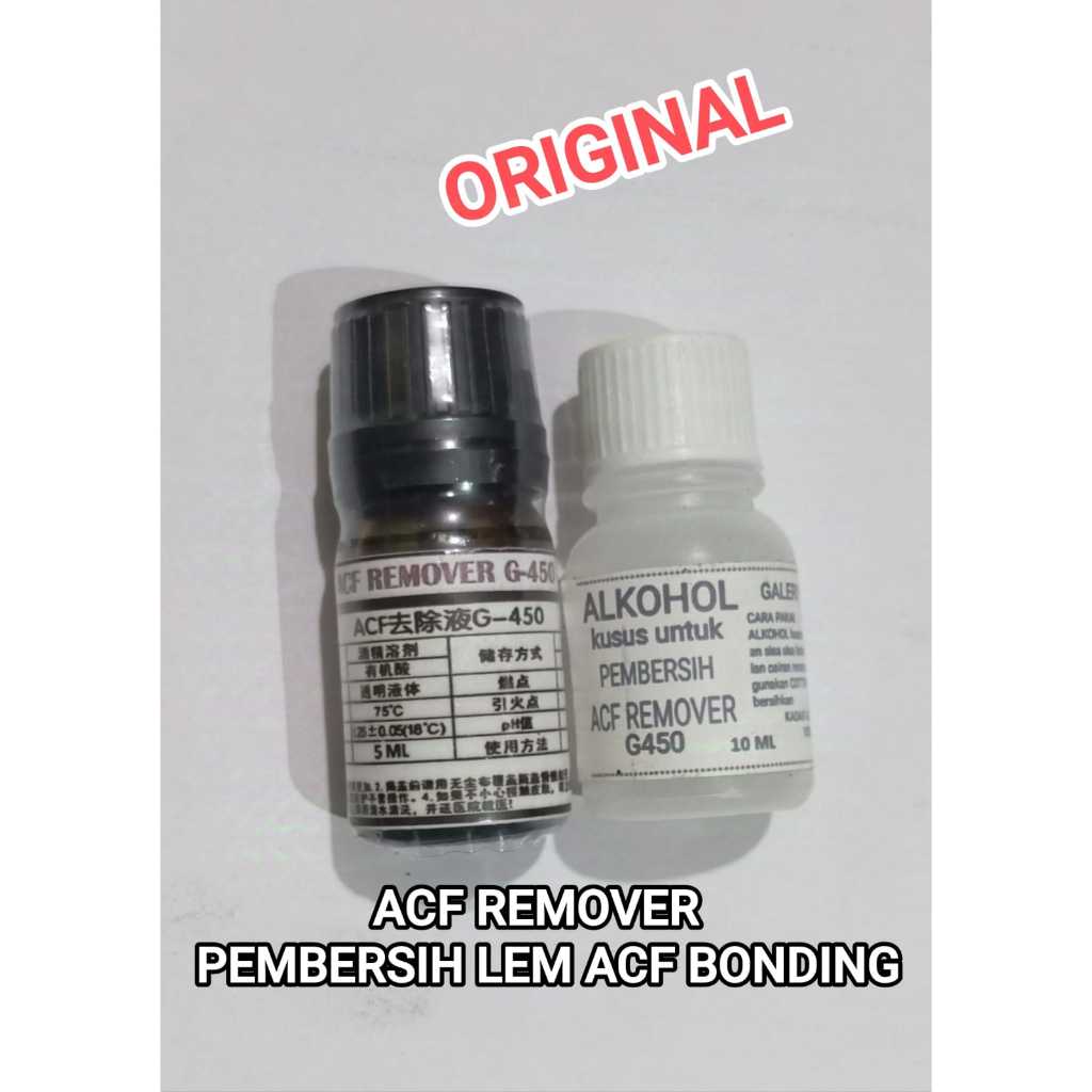 

ACF Remover atau Pembersih Lem ACF Bonding - ACF AC 7206 , 2056 , 7246 . 7813 .9865 , solder T . Karet T / rubber - lem cair ACF penganti lem acf bonding , lem TF 4200 eb [0]