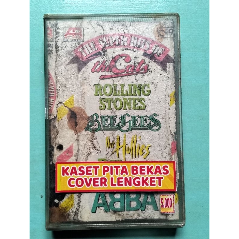 kaset pita bekas the super hits of the cats