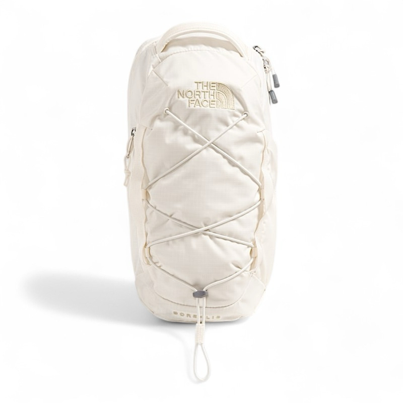 The North Face Borealis Sling Bag White Dune / Gravel 100%Original