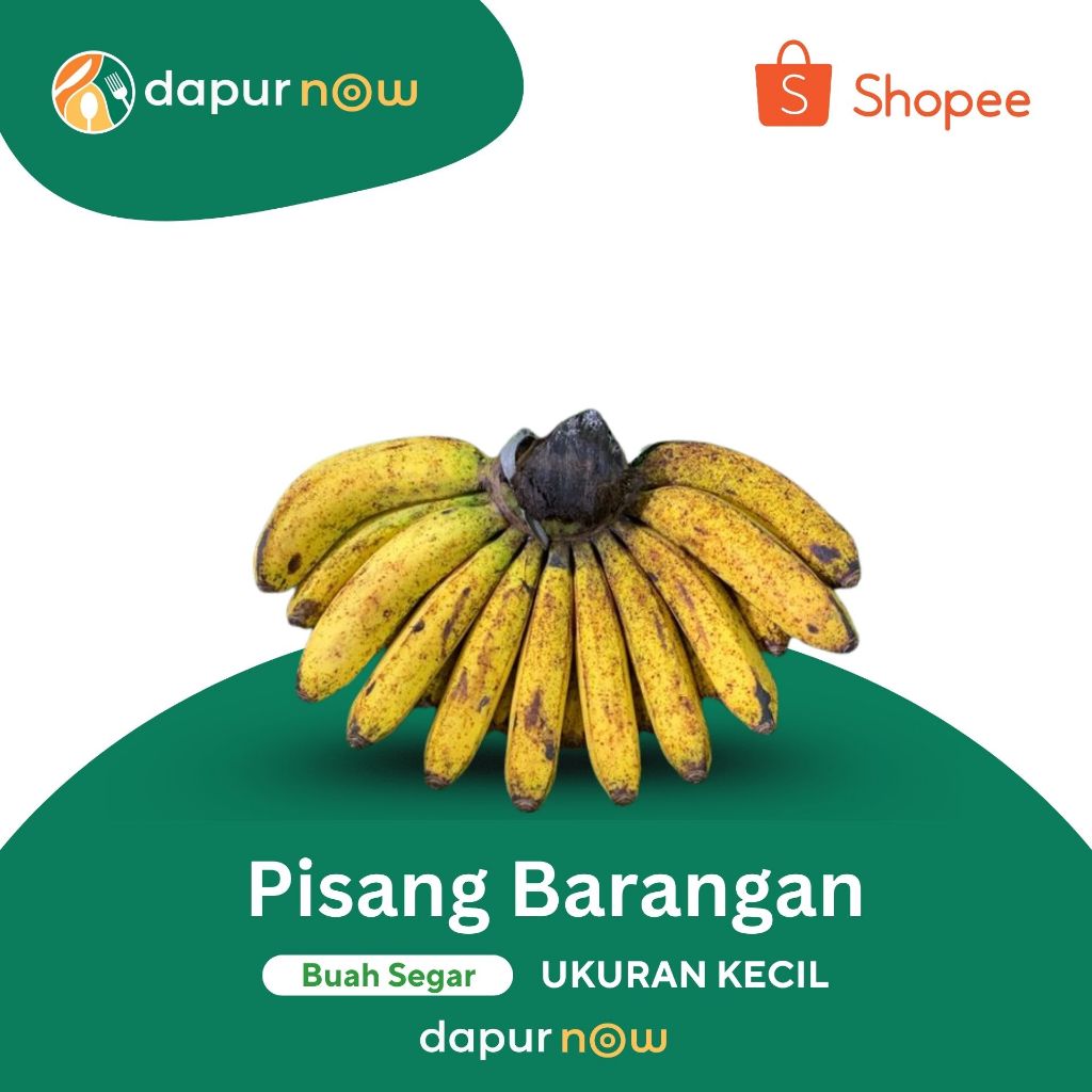 

PISANG BARANGAN 1 SISIR UKURAN KECIL - BUAH SEGAR DAPURNOW