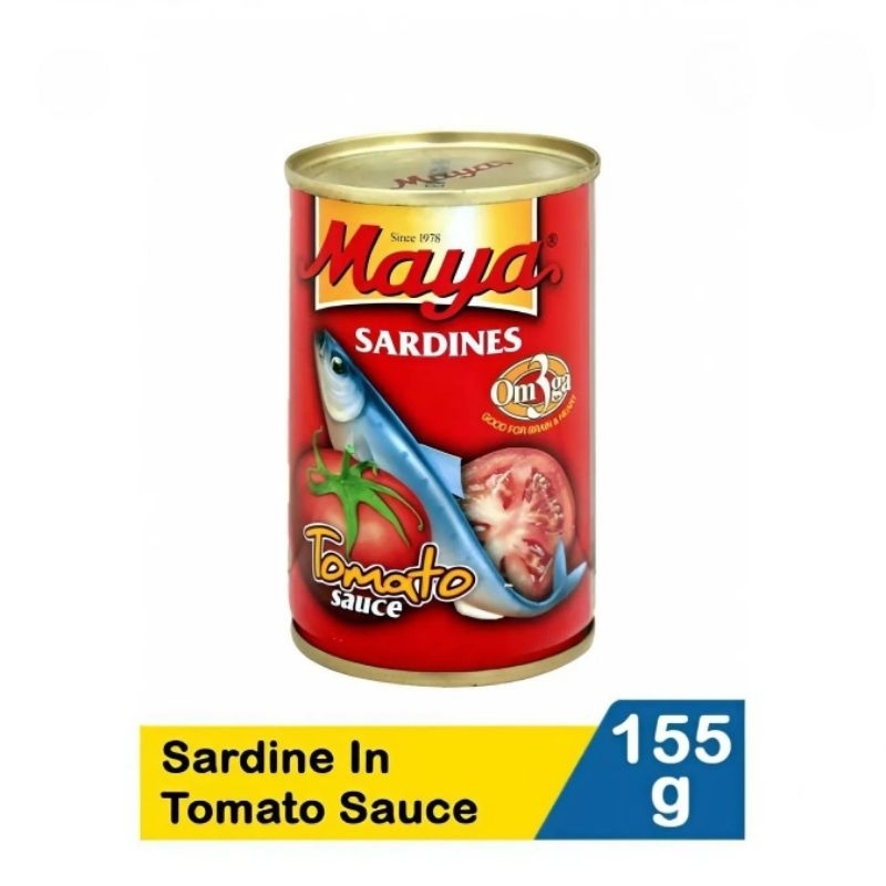 

Maya Sarden Saus Tomat 155G