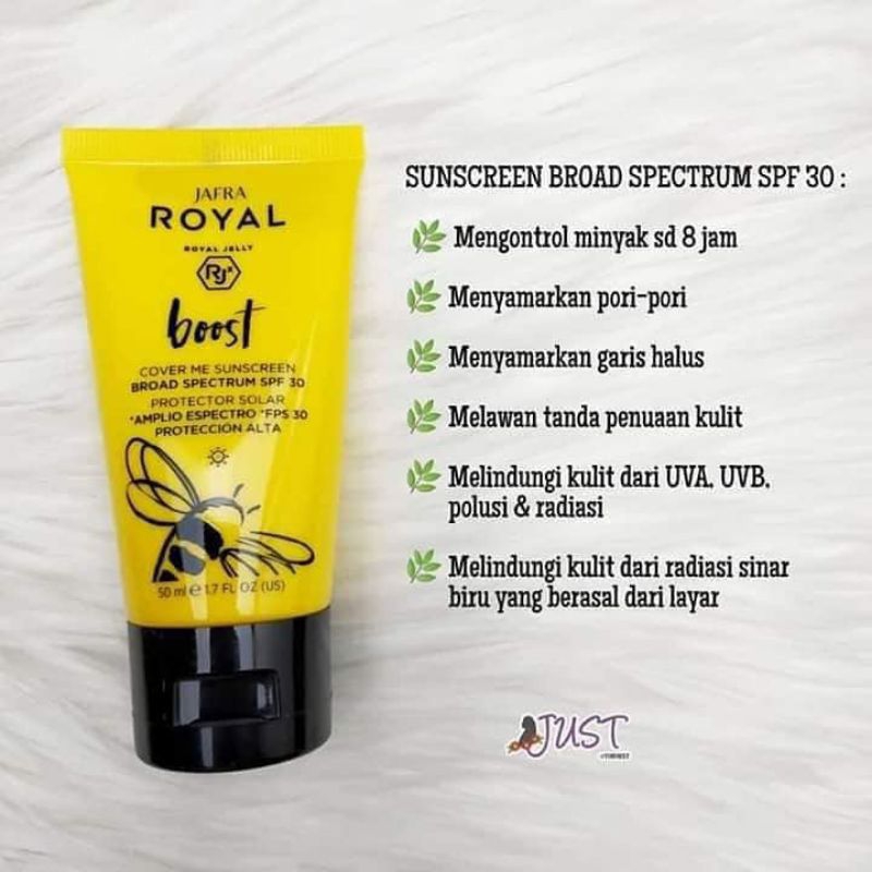 Jafra Royal Jelly Boost Kuning Sunscreen SPF 30