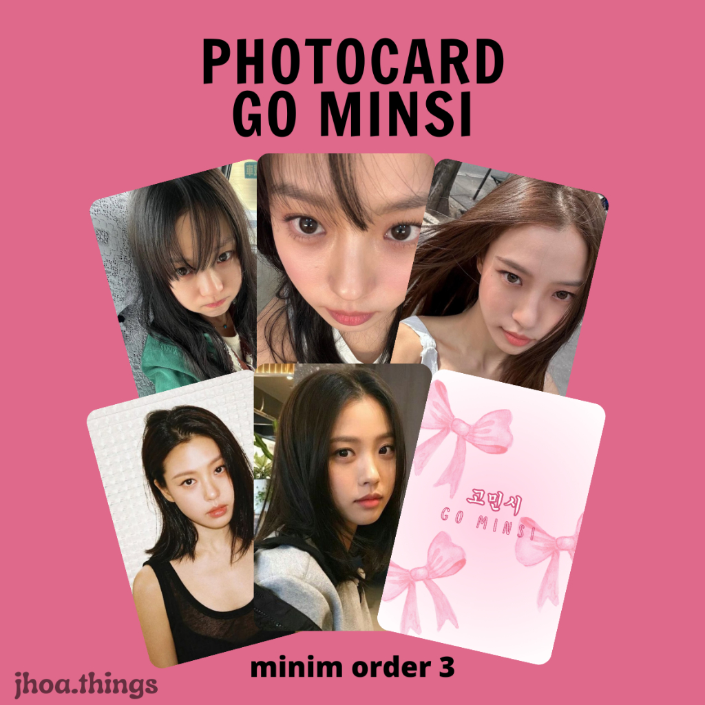 [UNOFFICIAL] PHOTOCARD GO MIN SI MINSI ACTOR KOREA DRAKOR SWEET HOME TASTEFULLY YOURS JINNY'S KITCHE
