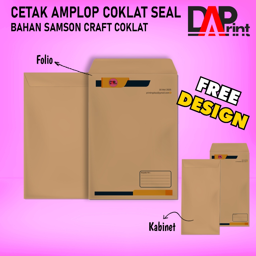 

Cetak Amplop Coklat Folio Kabinet Custom