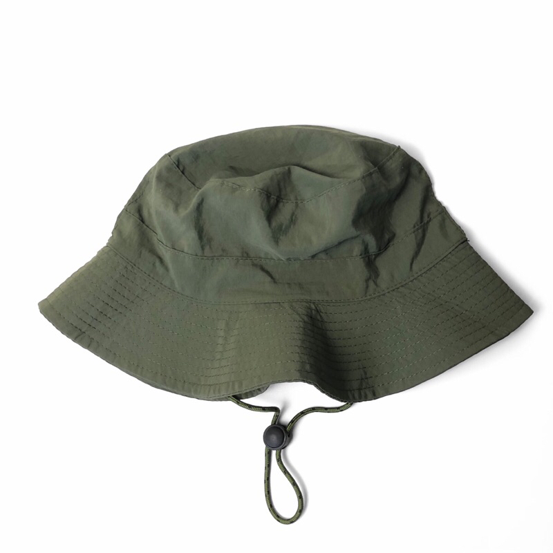 Outdoor Packable Foldable Jungle Waterproof Quick-Dry Bucket Hat Military Green