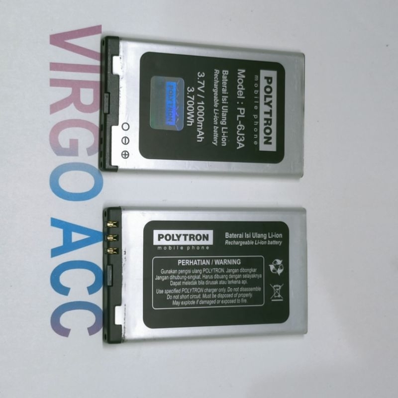 Baterai Batre Battery Polytron C247 C283 PL-6J3A Original Battery Hp