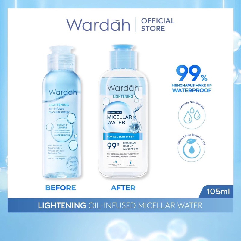 MICELLAR WATER WARDAH/WARDAH LIGHTENING OIL-INFUSED MICELLAR WATER