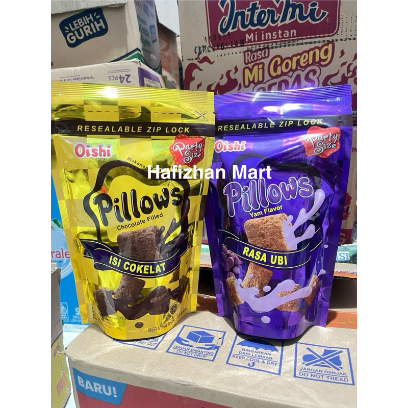 

Oishi Snack pillow coklat & ubi ungu 100 gr