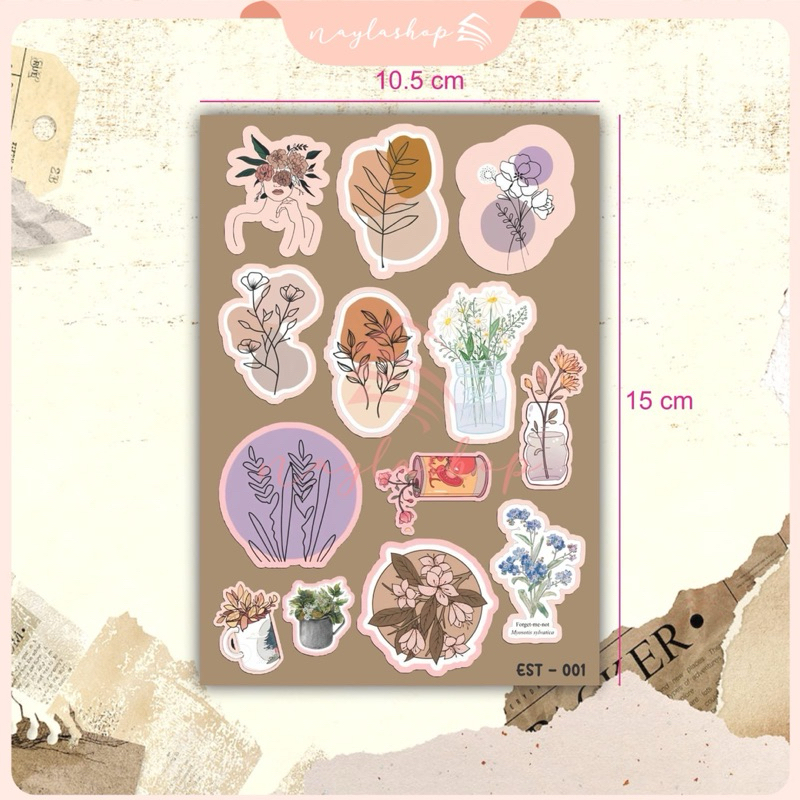 

Sticker Tumblr Aesthetic Vinyl Set – Lucu & Kekinian”