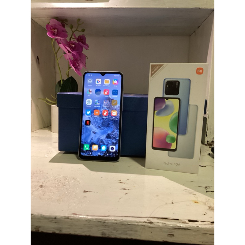 Xiaomi Redmi 10A 3/64 Fullset Second Murah