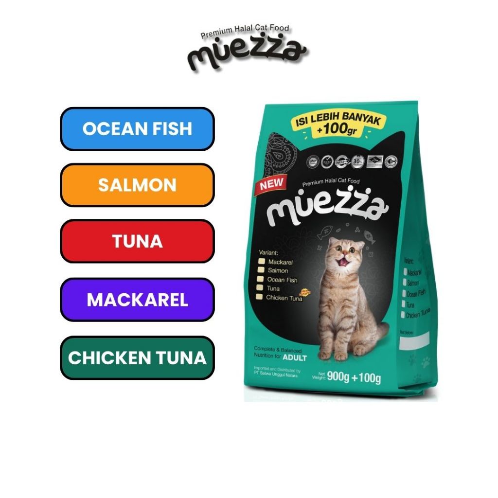 Muezza Makanan Kucing Kering Adult 1 kg