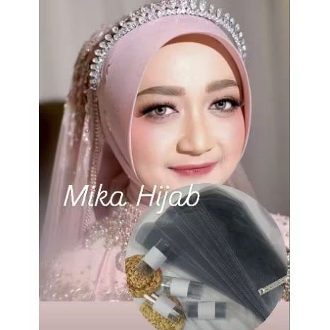 Mika Jilbab Pengantin Tegak Anti Letoy hijab