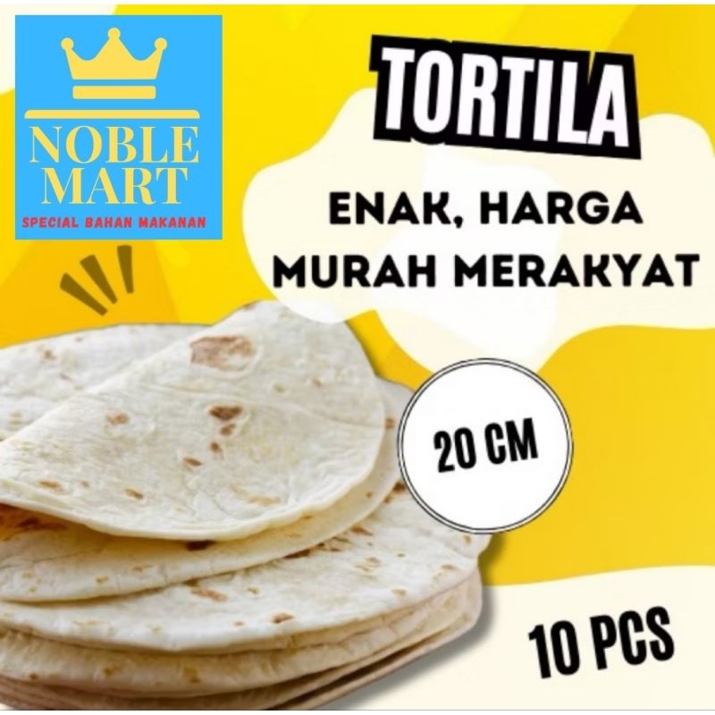 

Tortilla Mini (TM) 20cm Kulit Kebab Isi 10 Lembar