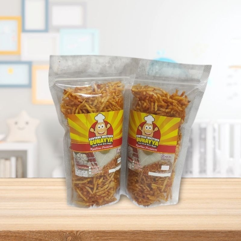 

Kentang Mustofa Pedas Manis Pouch 100 Gram