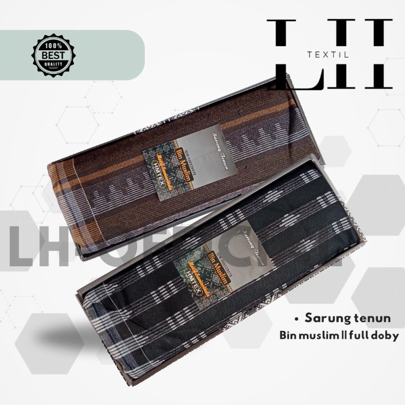 TERMURAH SARUNG BIN-MUSLIM sarung tenun dobi khas majalaya