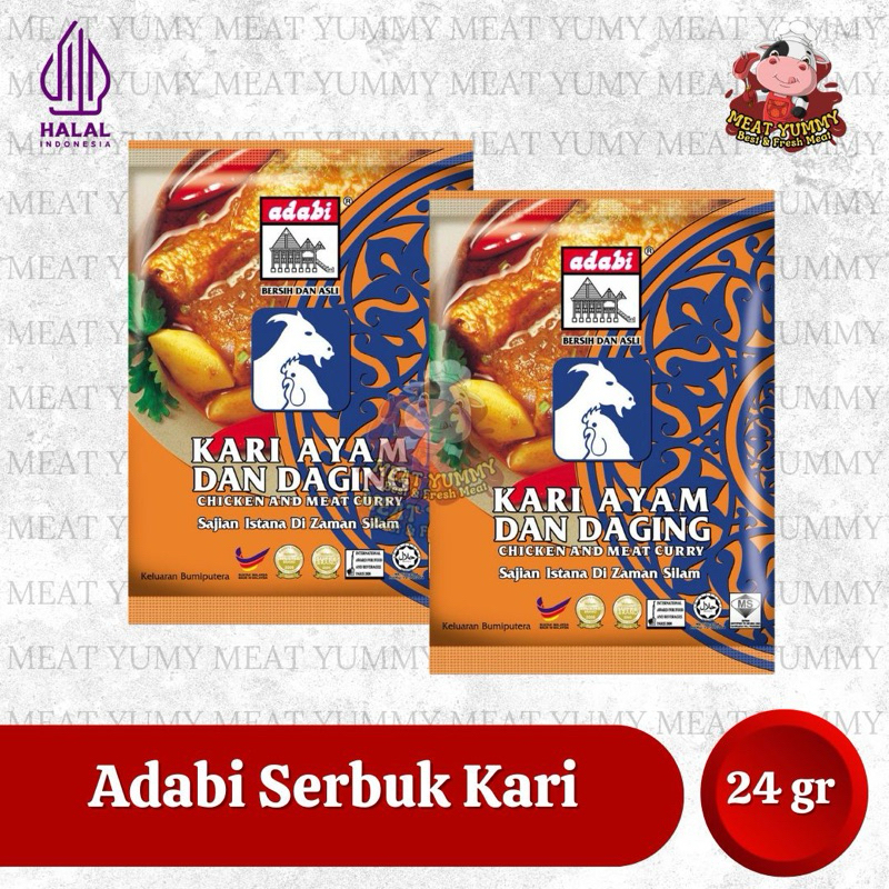 

Adabi Serbuk Kari Daging & Ayam 24gram