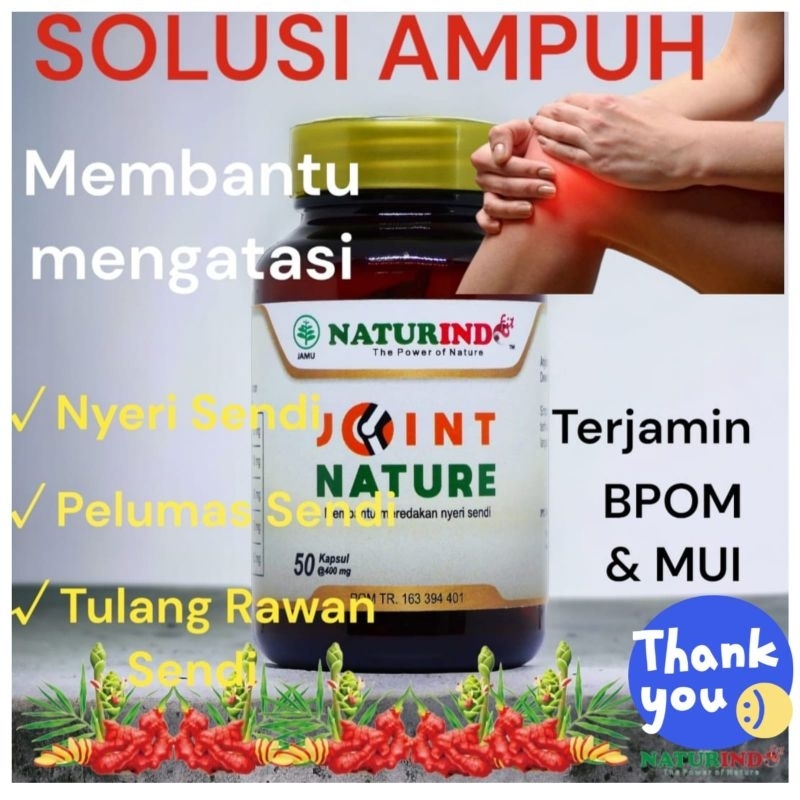 JOINT NATURE HERBAL UNTUK NYERI SENDI , SENDI KAKU DAN MEMPERBAIKI PELUMAS SENDI