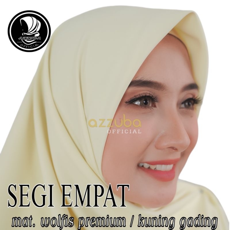 Hijab Segi Empat KUNING GADING No.46