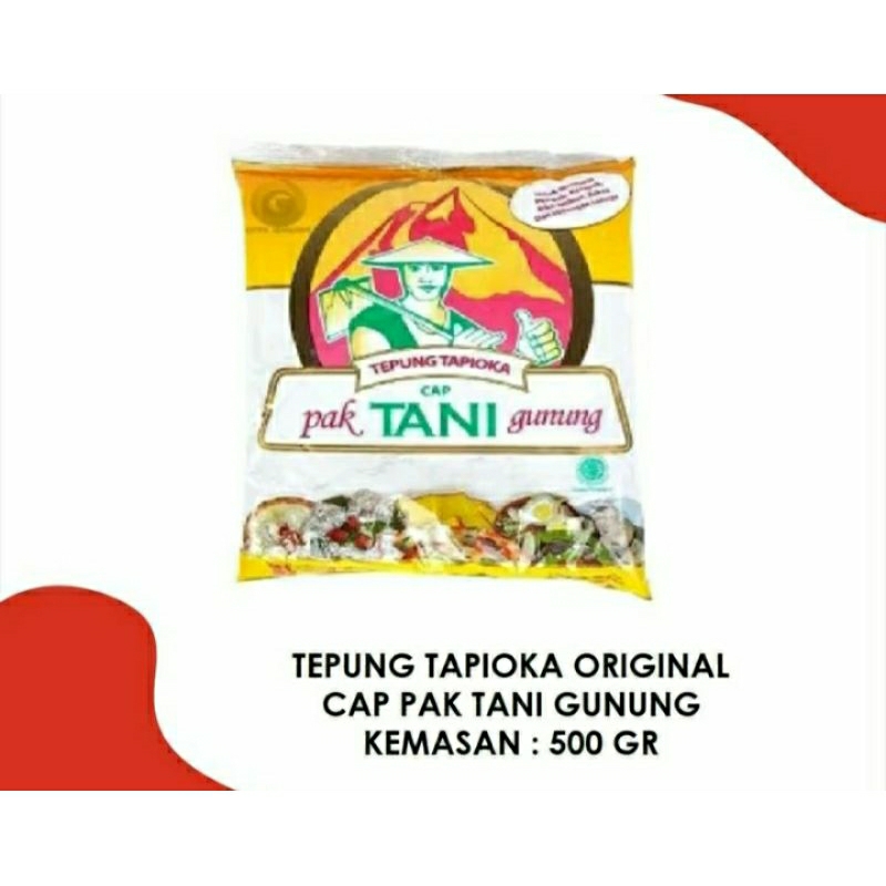 

Tepung Tapioka Cap Pak Tani 500g – Tepung Singkong Serbaguna Berkualitas