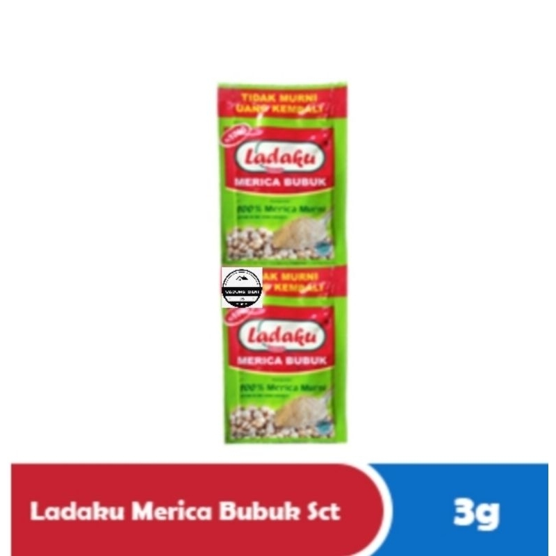 

Lada Bubuk Ladaku 100% Original Merica Bubuk Sachet 3g Bumbu Dapur
