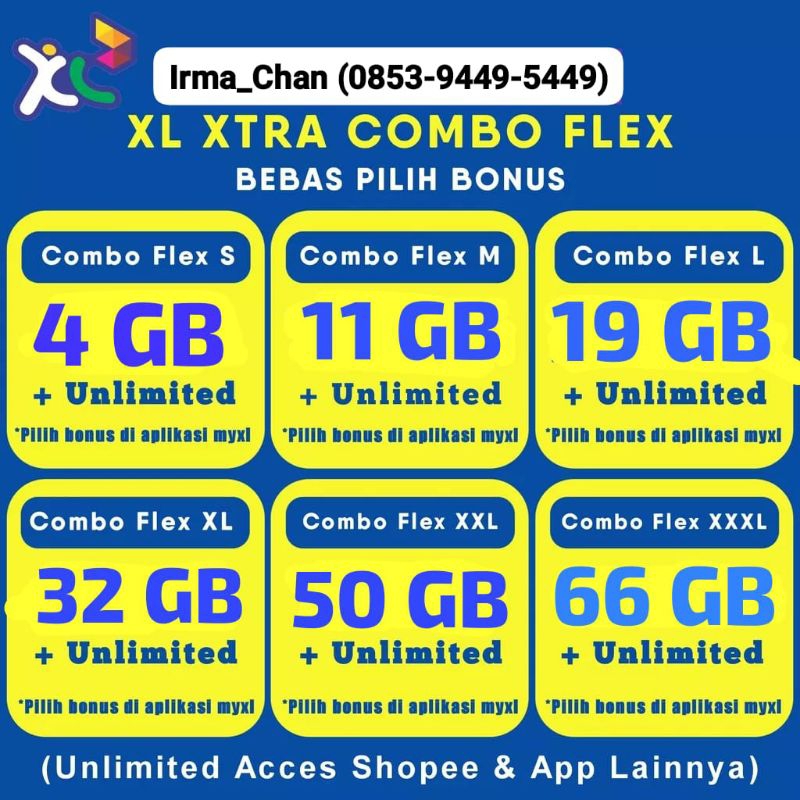 PAKET DATA XL [COMBO FLEX XL]