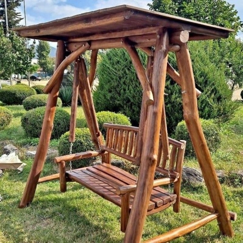 Ayunan Taman Kayu Jati utuh Sudah Finishing