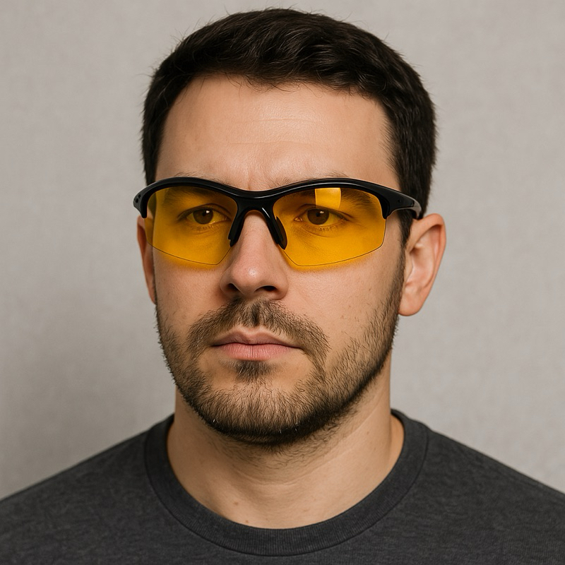 Kacamata Malam Anti Silau(Night Vision) Radiasi Cahaya Lampu,Mobil dll. Bisa Digunakan Pria dan Wani