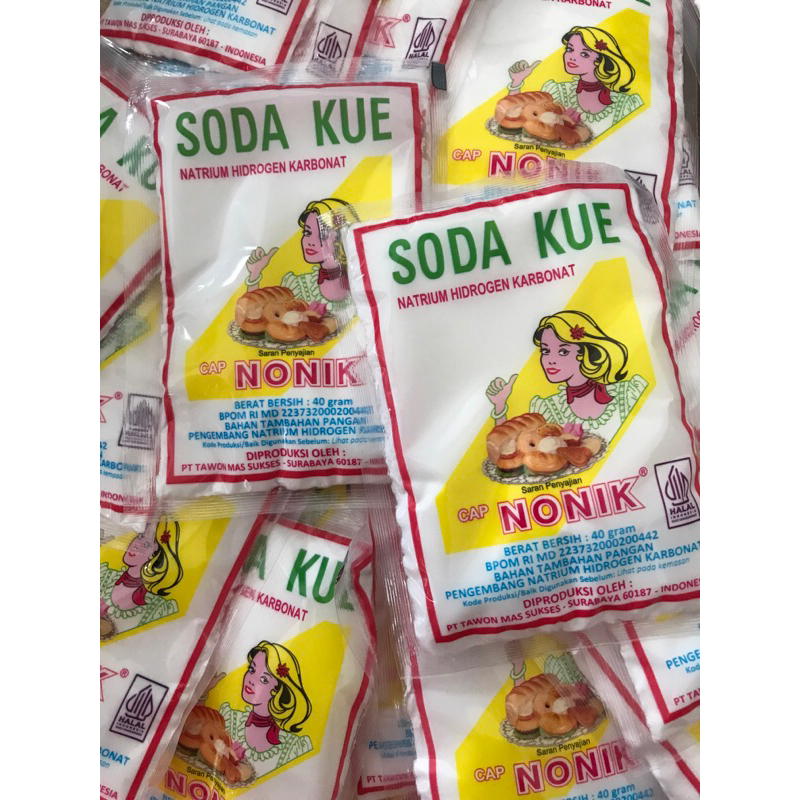 

SODA KUE NONIK 40 GRAM / NATRIUM HIDROGEN KARBONAT