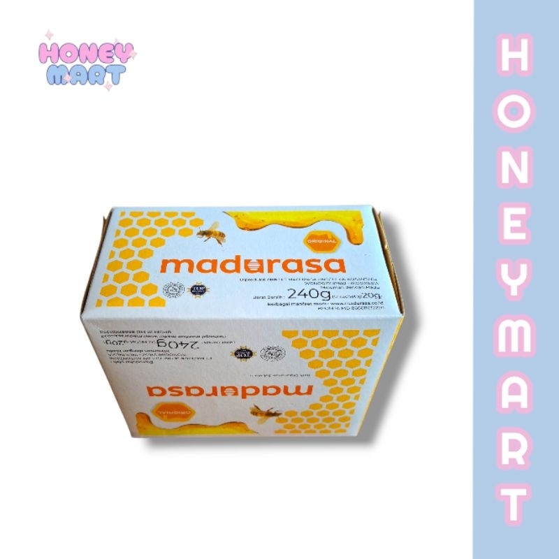 

Madurasa isi 12 Sachet Madu Rasa Original Box 12x20gr