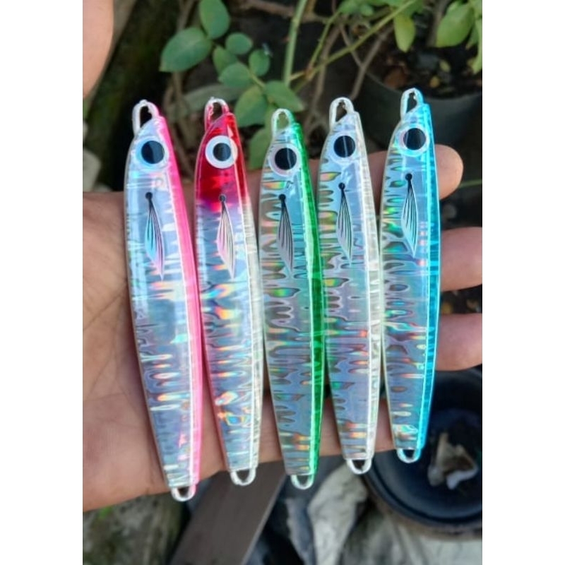 Metal jig Metal Flicker Gid punggung dan perut